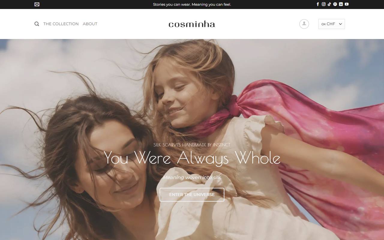 Anteprima del sito: Cosminha SAGL