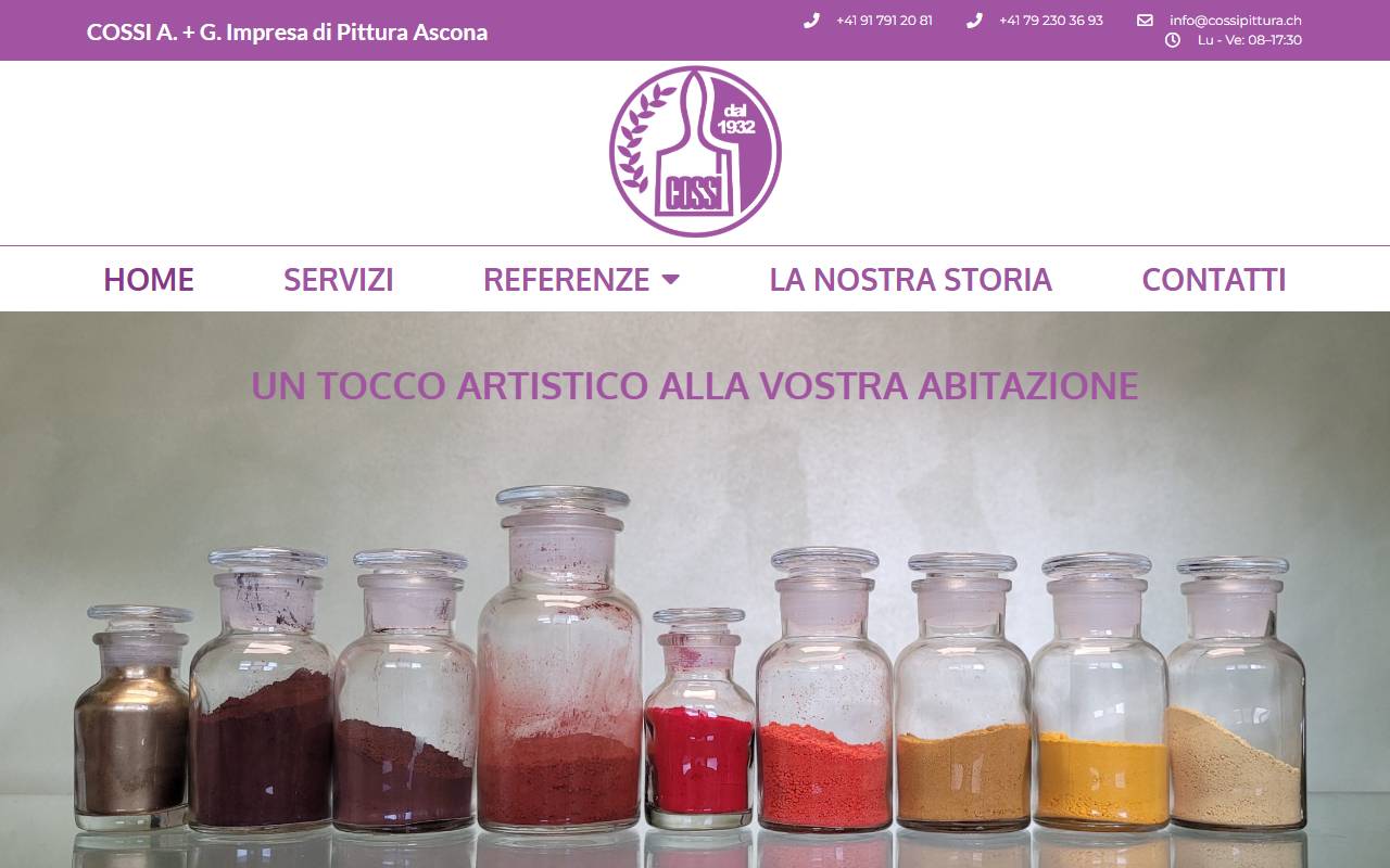 Anteprima del sito: Cossi A. + G. Sagl