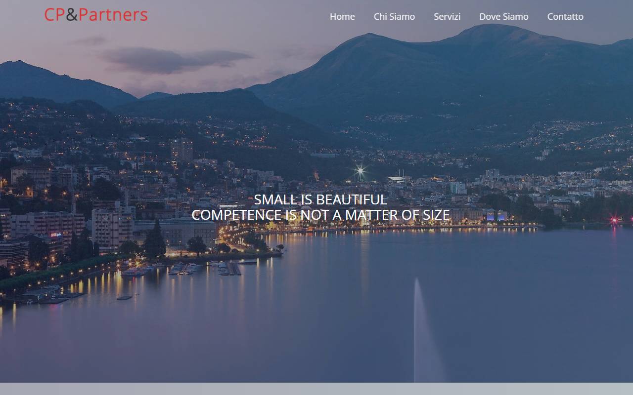 Anteprima del sito: CP & PARTNERS SA