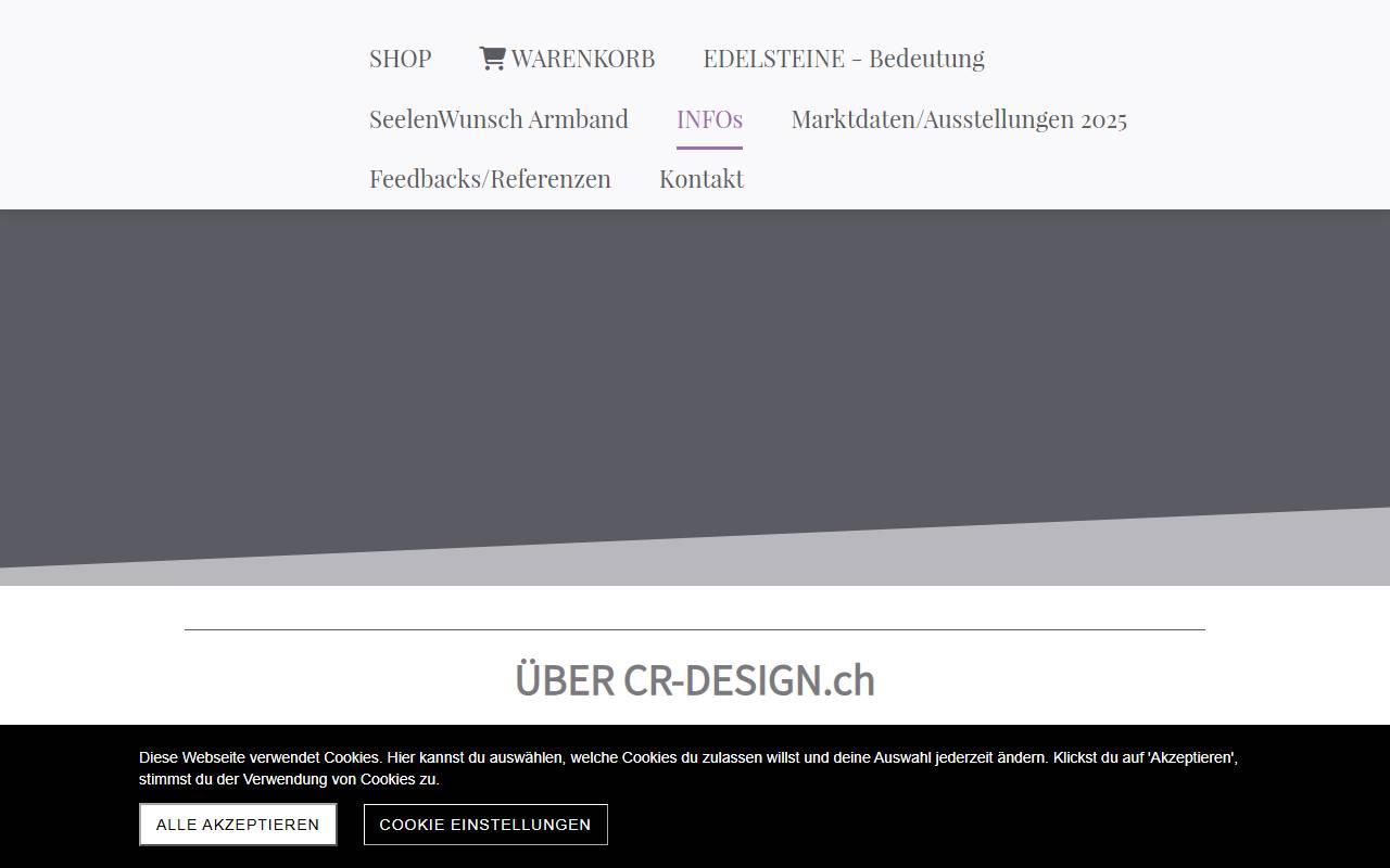 Anteprima del sito: CR Design Sagl