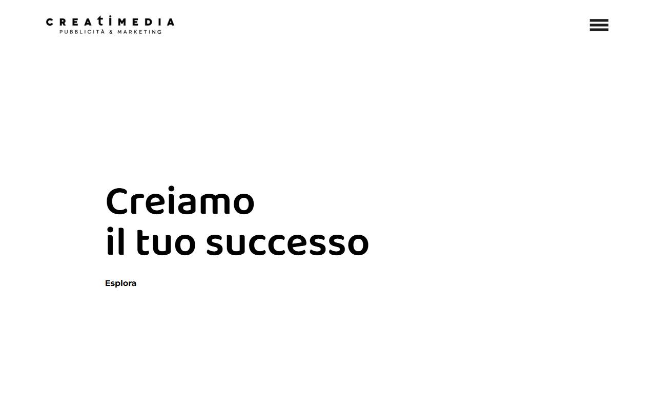 Anteprima del sito: CREAtiMEDIA Sagl