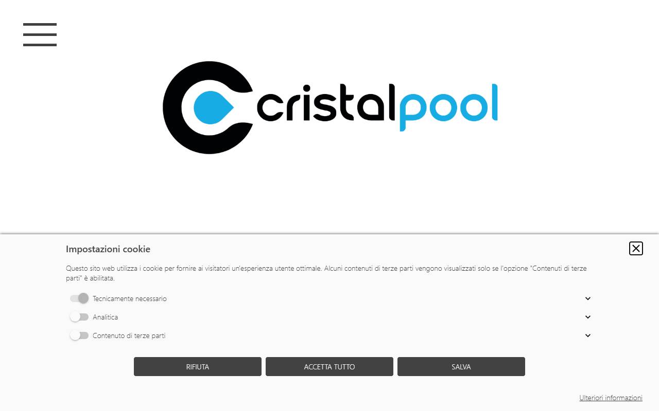 Anteprima del sito: Cristal Pool di Luca Presutti