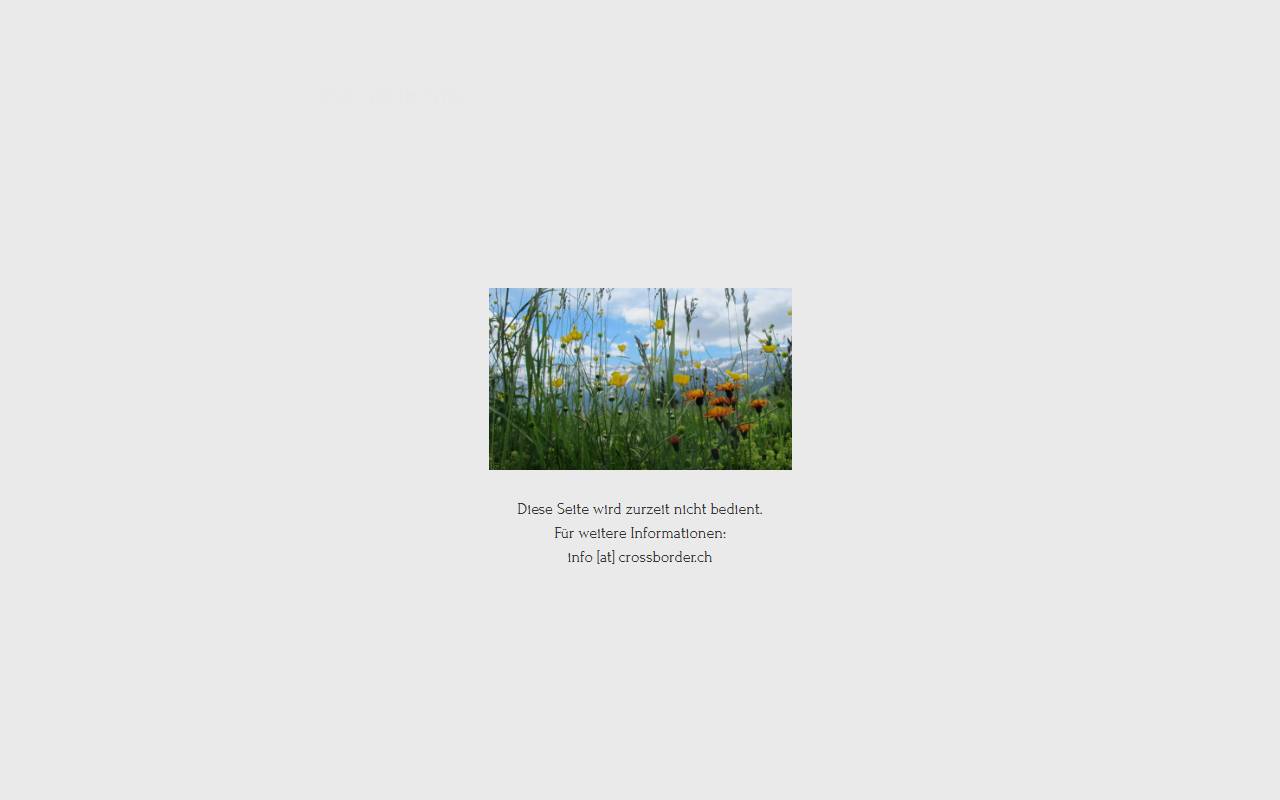 Anteprima del sito: Crossborder.ch GmbH