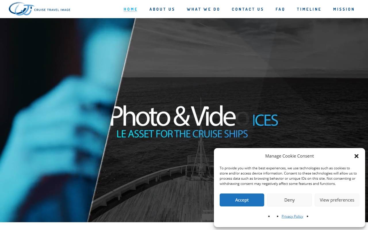 Anteprima del sito: Cruise Travel Image SA