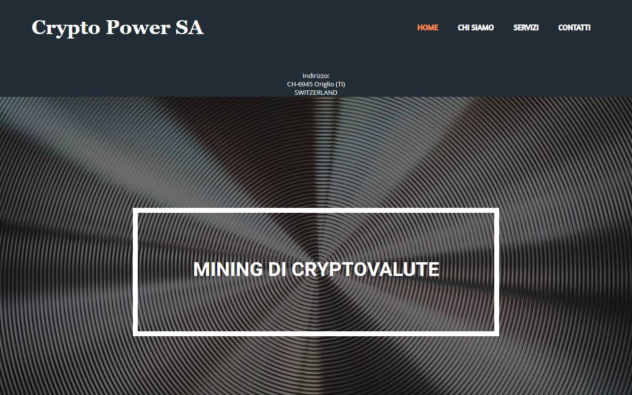 Anteprima del sito: Crypto Power SA