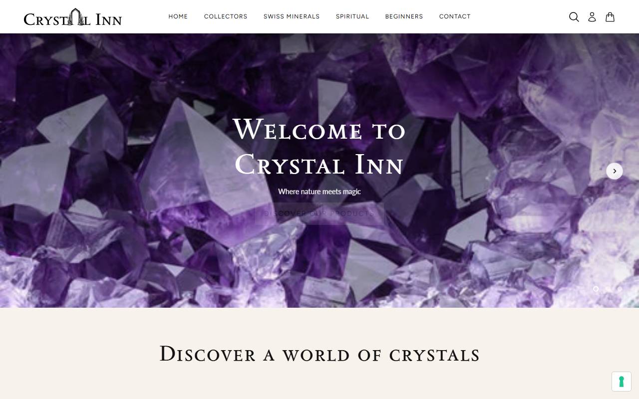 Anteprima del sito: CRYSTAL INN di ANDREA PIAZZINI