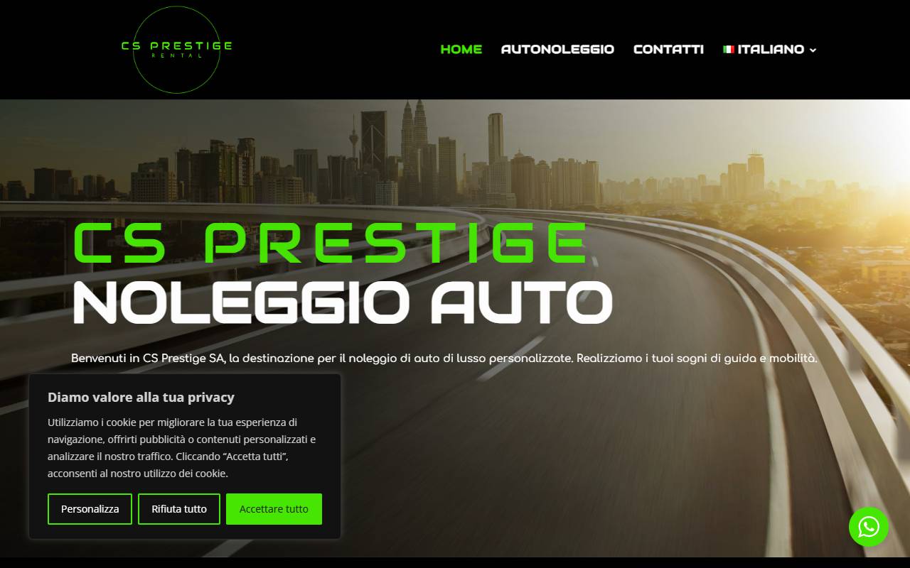 Anteprima del sito: CS Prestige SA