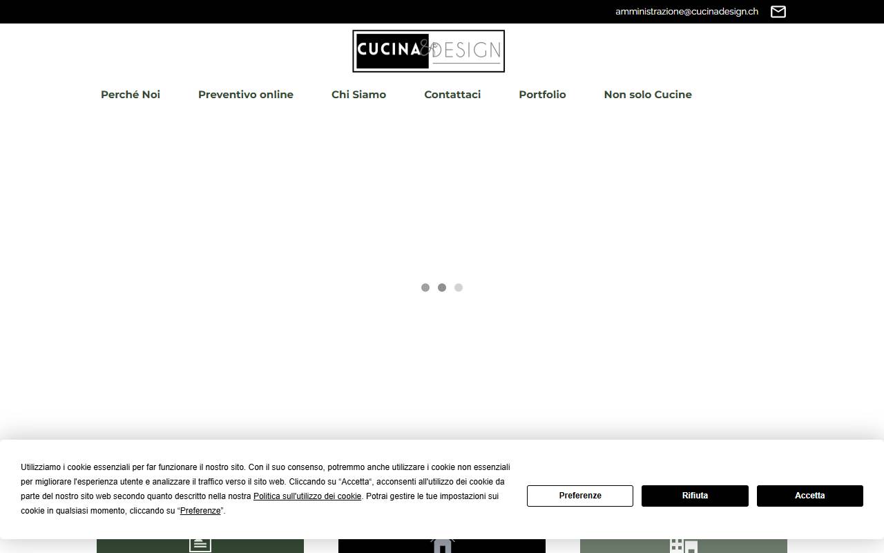Anteprima del sito: Cucina & Design Sagl