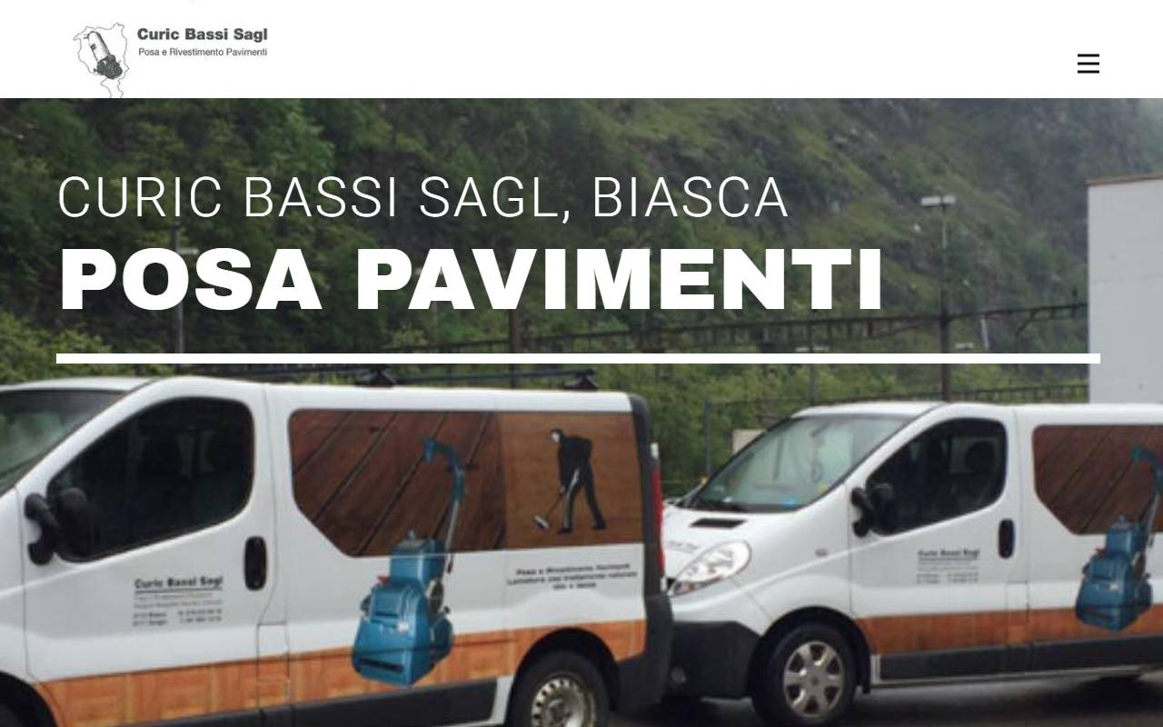 Anteprima del sito: Curic Bassi Sagl