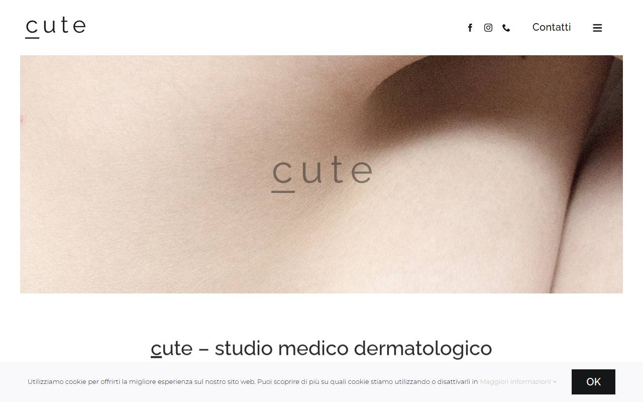 Anteprima del sito: Cute SA