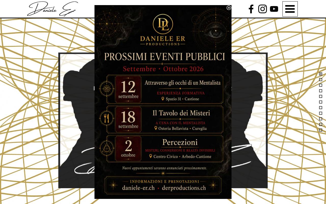 Anteprima del sito: Daniele Er Productions