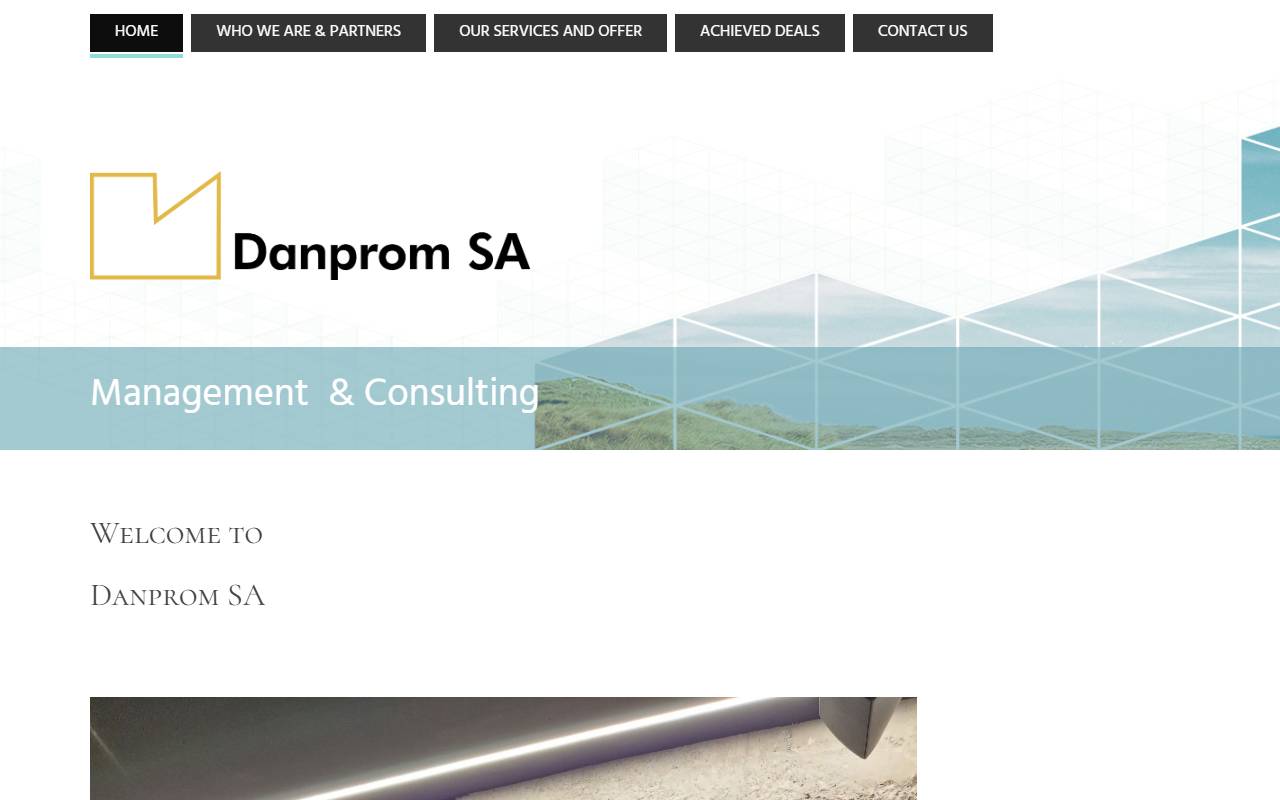 Anteprima del sito: Danprom SA