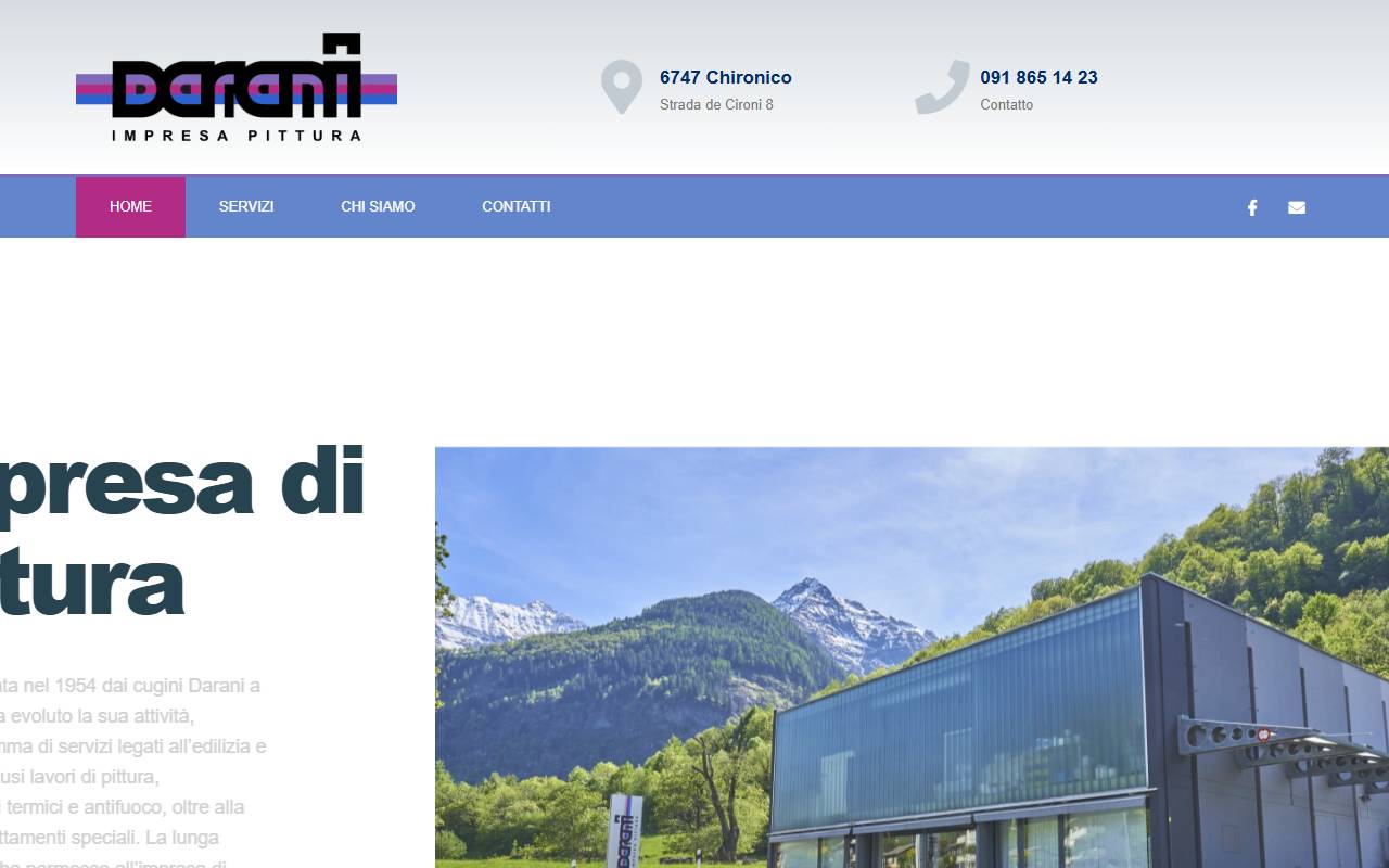Anteprima del sito: Figli Vittorino Darani SA