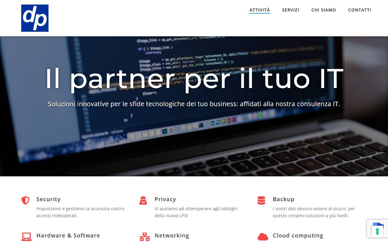 Anteprima del sito: Data Pro Sagl