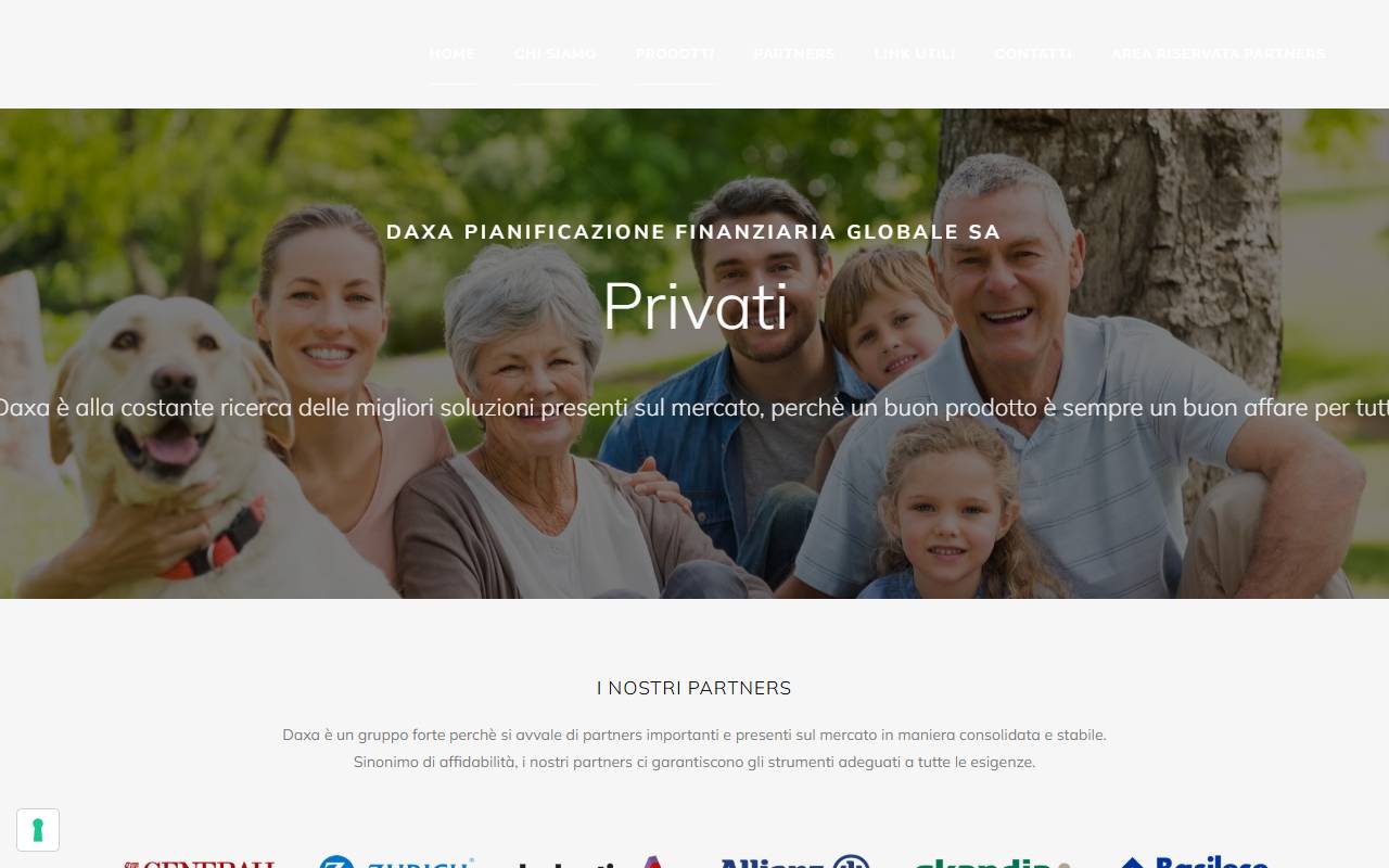 Anteprima del sito: DAXA Pianificazione Finanziaria SA