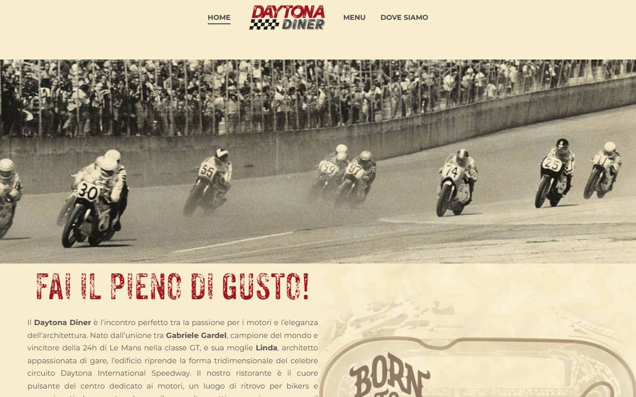 Anteprima del sito: Daytona Diners Sagl