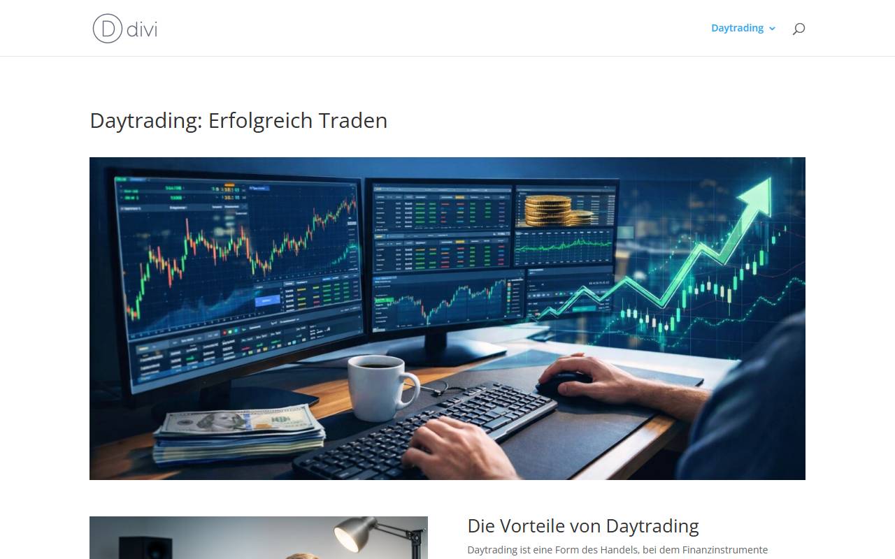 Anteprima del sito: DAY TRADING SA