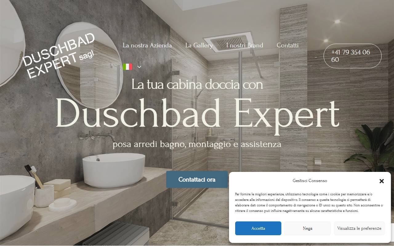 Anteprima del sito: Duschbad Expert Sagl