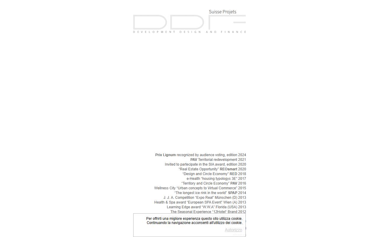 Anteprima del sito: DDFgroup SA