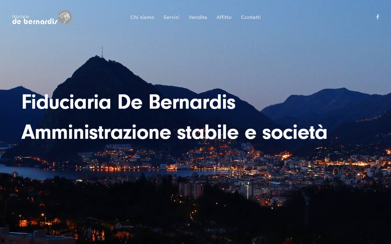 Anteprima del sito: Fiduciaria De Bernardis SA