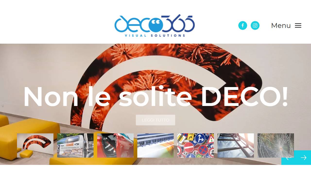 Anteprima del sito: DECO 365 Sagl