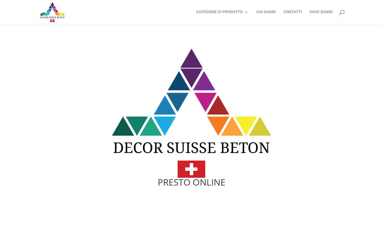 Anteprima del sito: DECOR SUISSE BETON SAGL