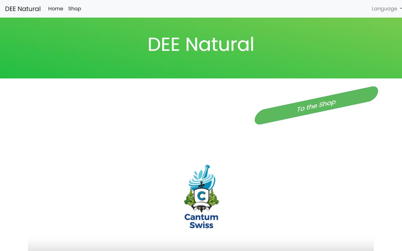 Anteprima del sito: Dee Natural Sagl