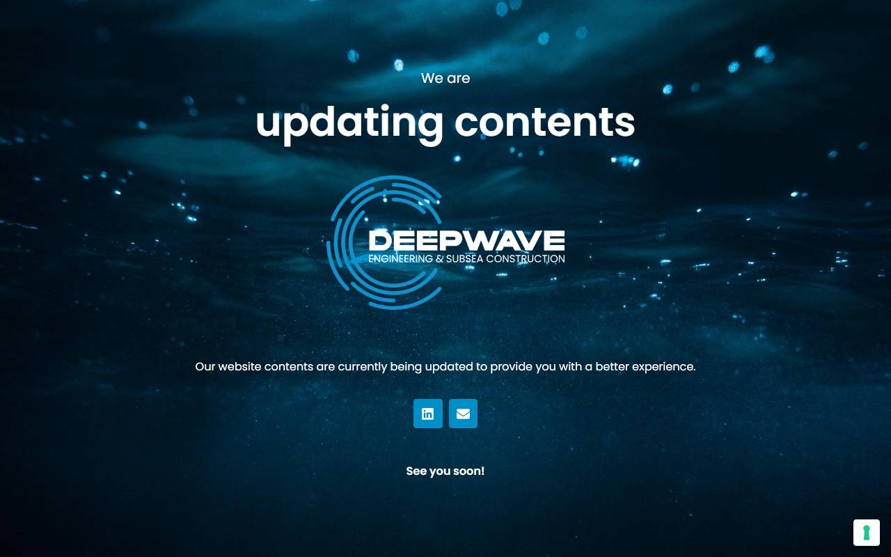 Anteprima del sito: Deepwave SA