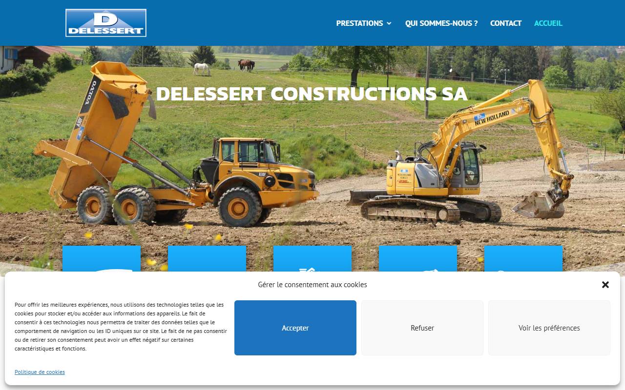 Anteprima del sito: Delessert Digisol