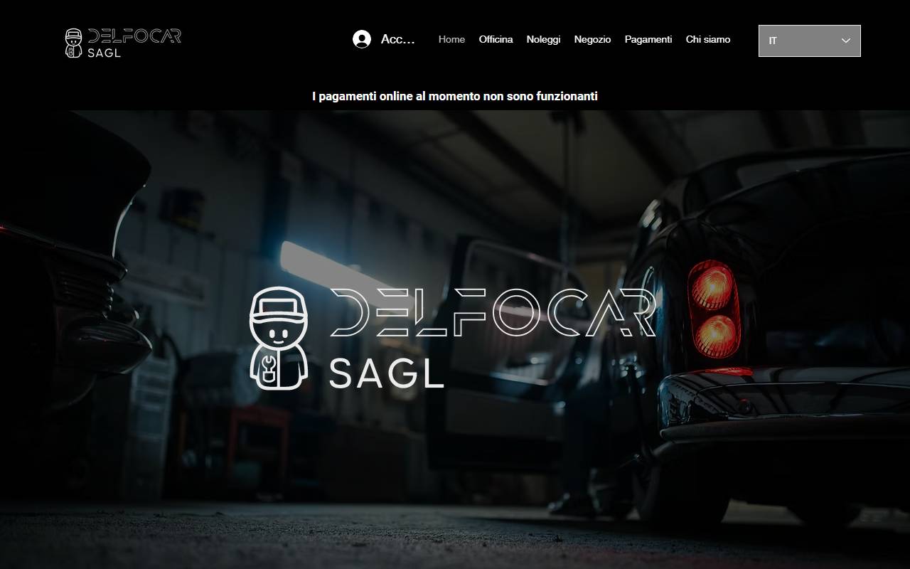 Anteprima del sito: Delfo-moto Sagl