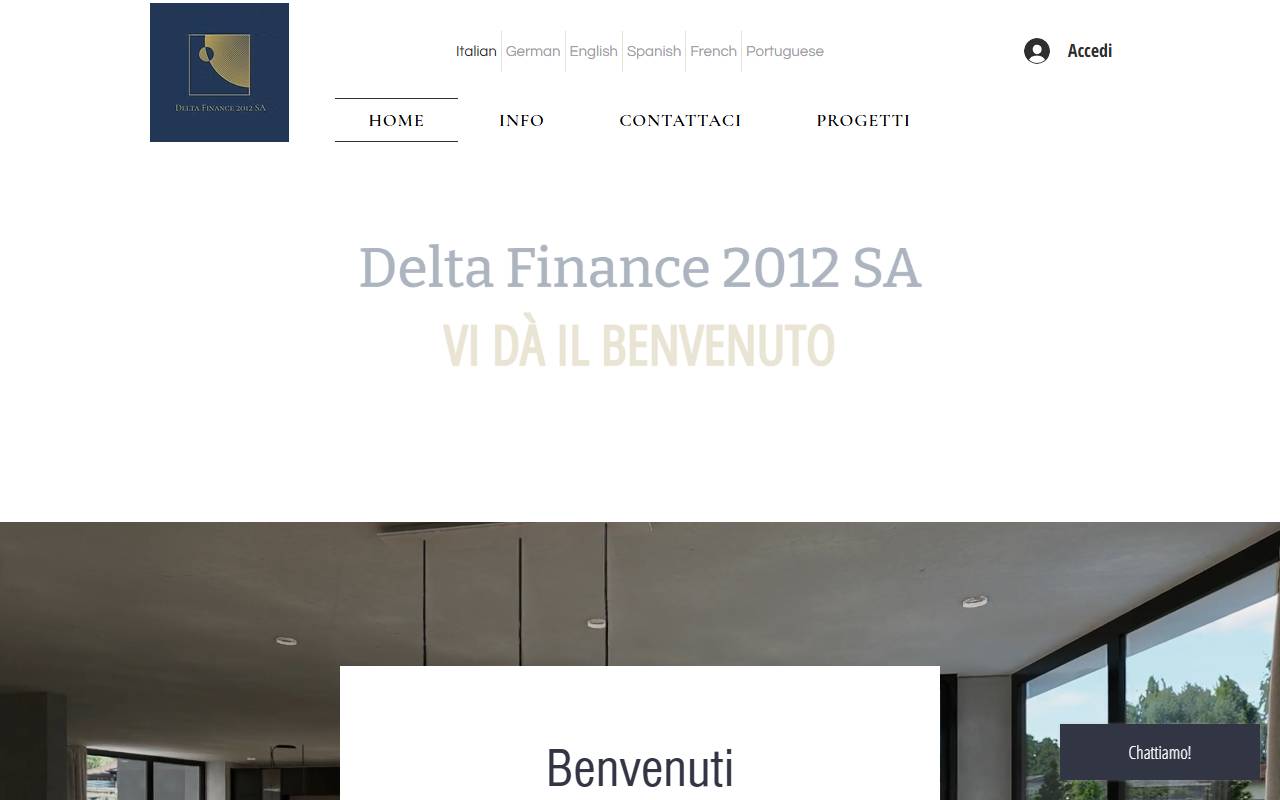 Anteprima del sito: Delta Finance 2012 SA