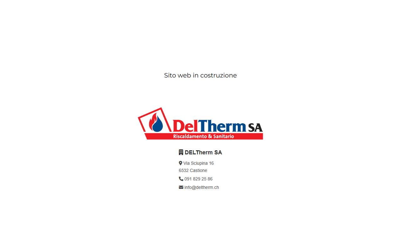 Anteprima del sito: DELTherm SA