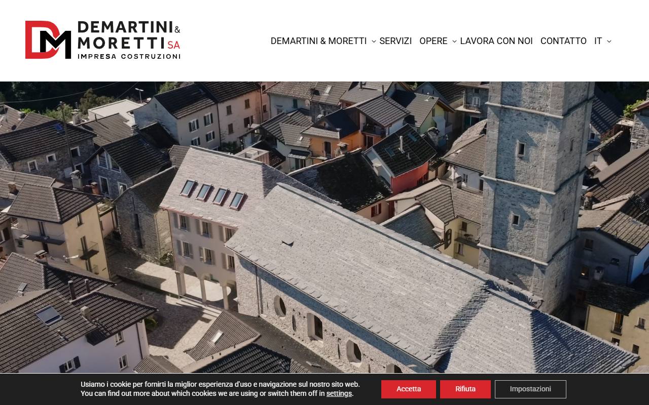 Anteprima del sito: Demartini & Moretti SA