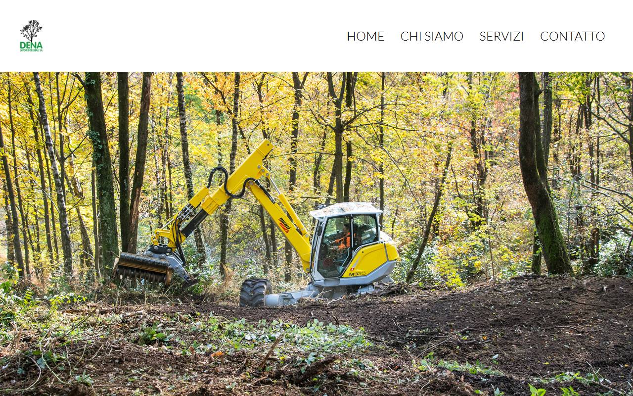 Anteprima del sito: Dena lavori forestali SA