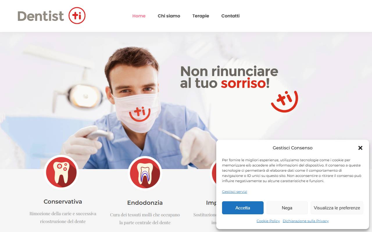 Anteprima del sito: Dentist TI SA