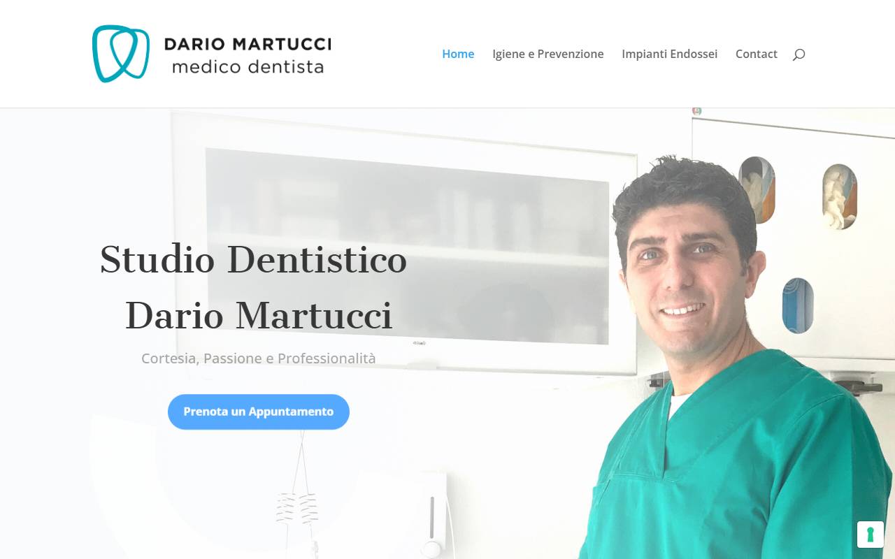Anteprima del sito: Studio Dentistico Dario Martucci Sagl