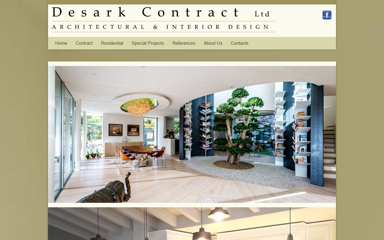 Anteprima del sito: Desark Contract SA