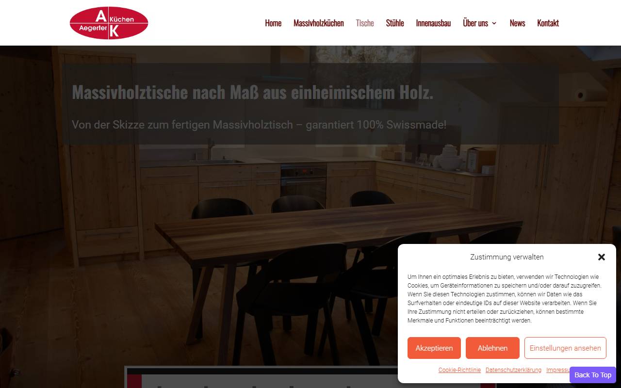 Anteprima del sito: Design und Holz Sagl