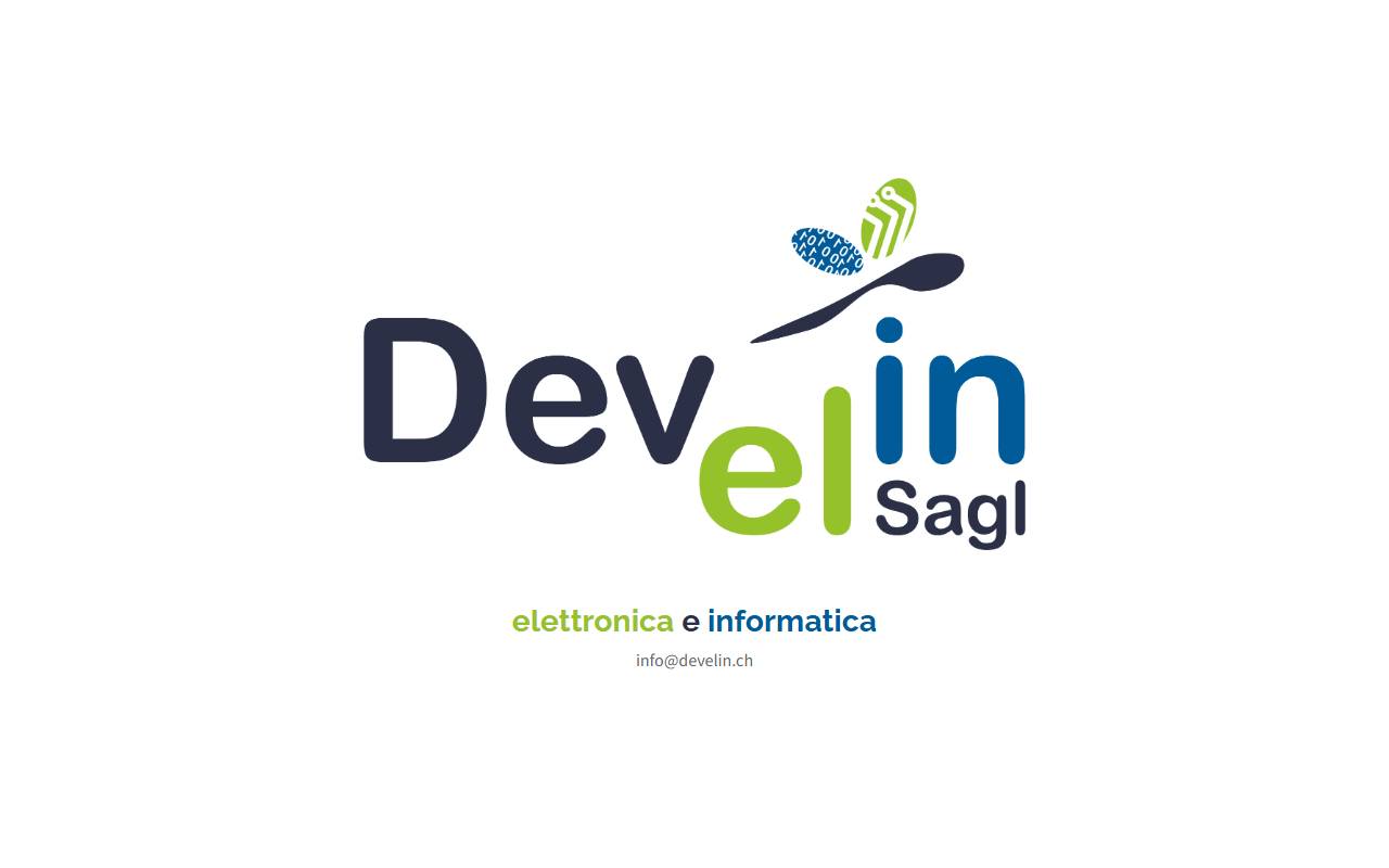 Anteprima del sito: Develin Sagl