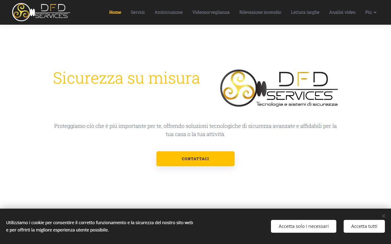 Anteprima del sito: DFD Services SA