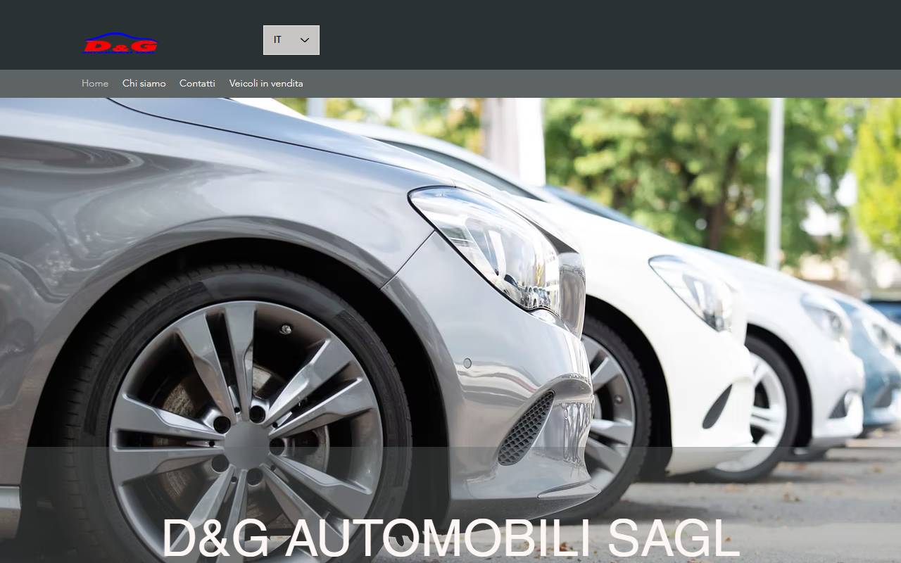 Anteprima del sito: D&G Automobili Sagl