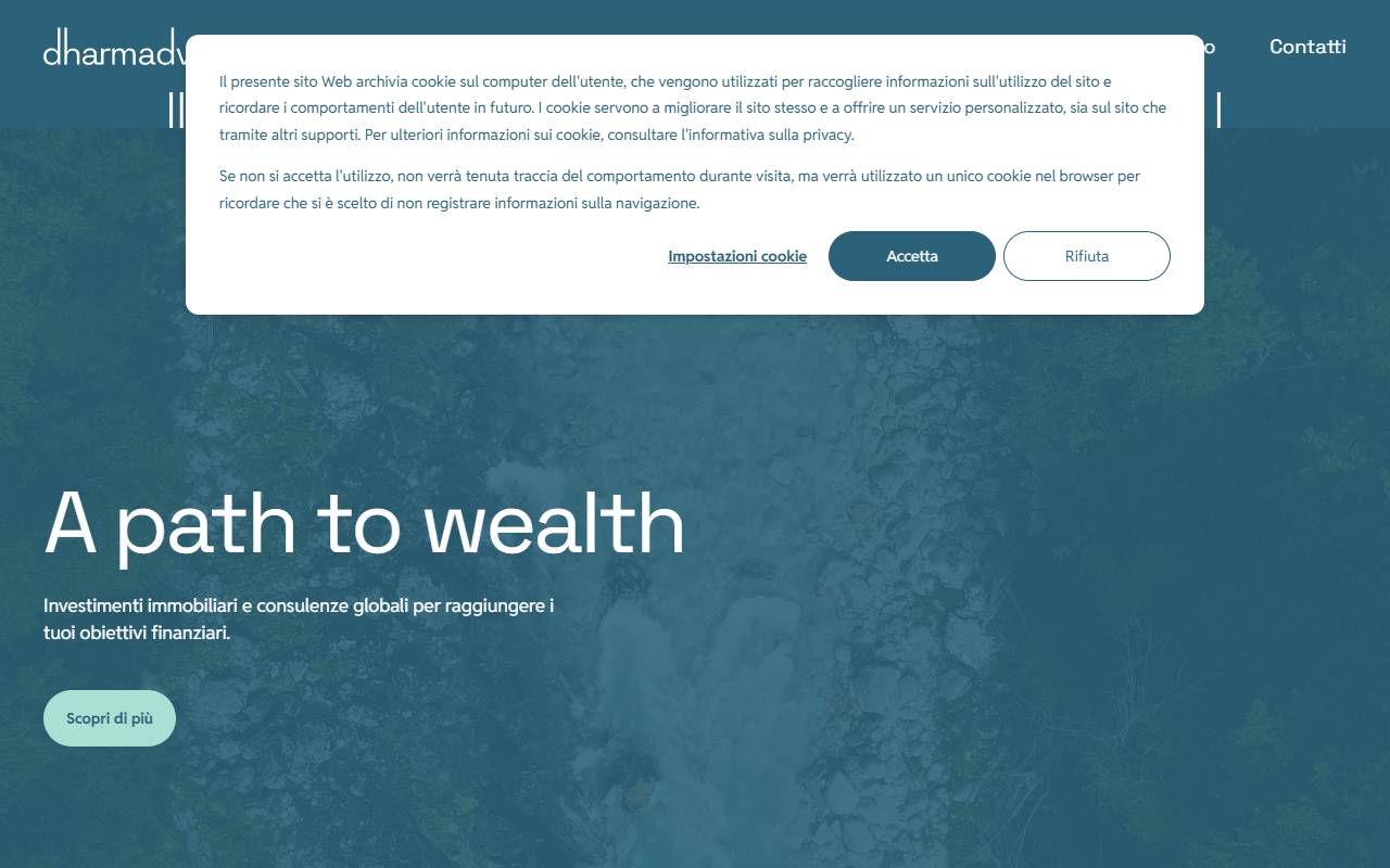 Anteprima del sito: DHARMAADVISORS SA