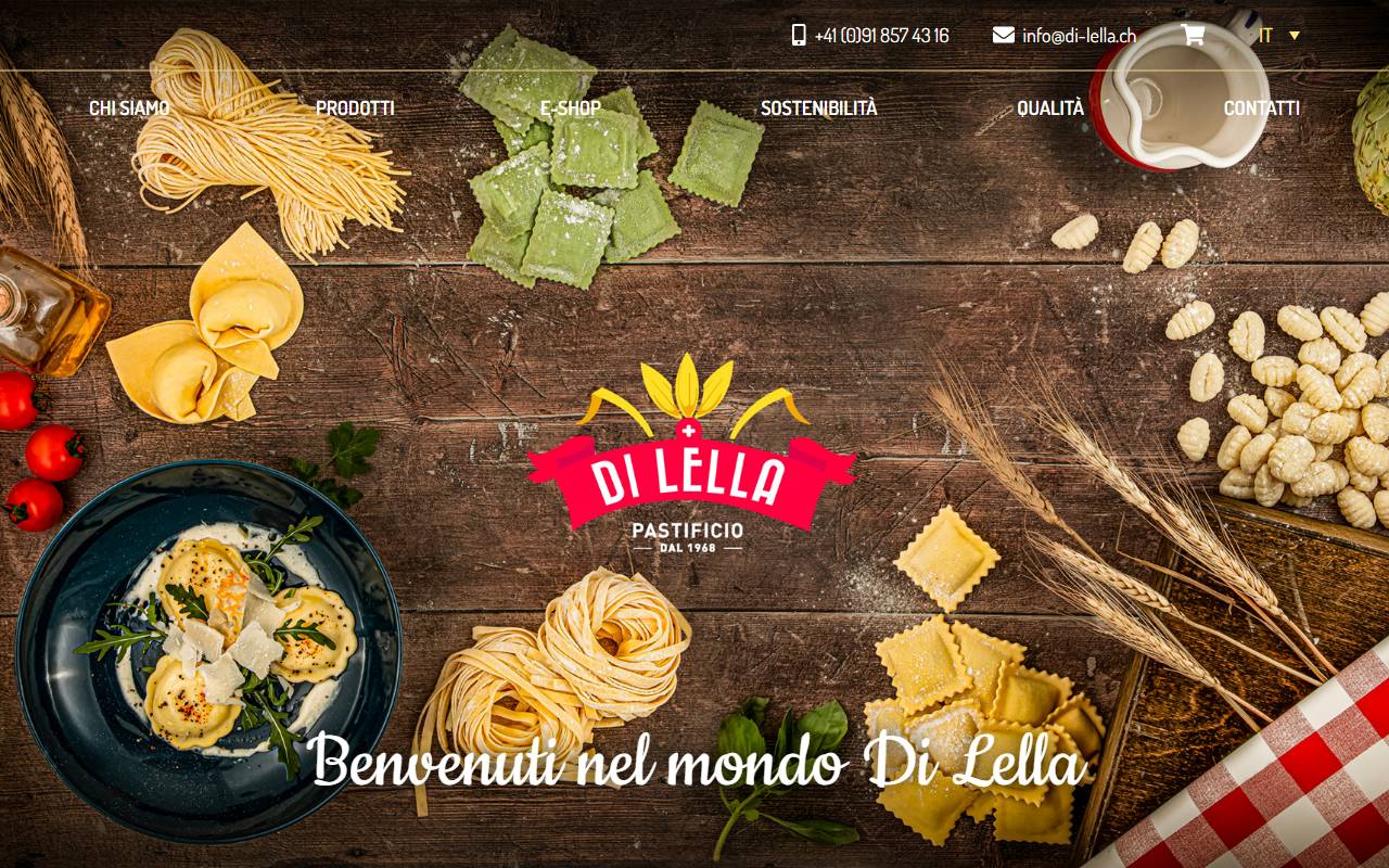 Anteprima del sito: Pastificio di Lella SA
