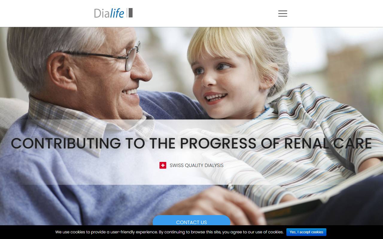 Anteprima del sito: Dialife SA