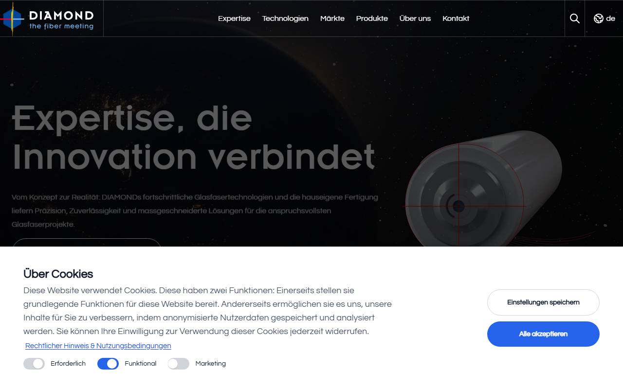 Anteprima del sito: Diamond SA