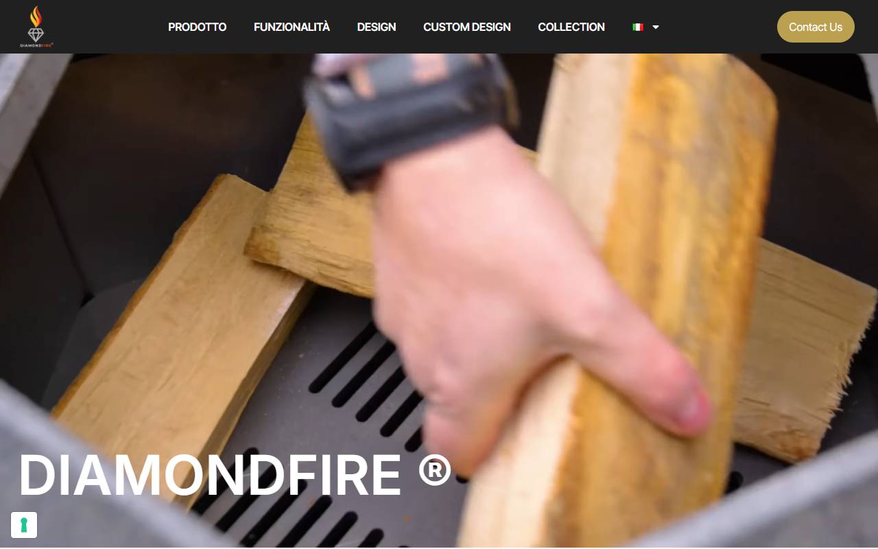 Anteprima del sito: DIAMONDFIRE SAGL