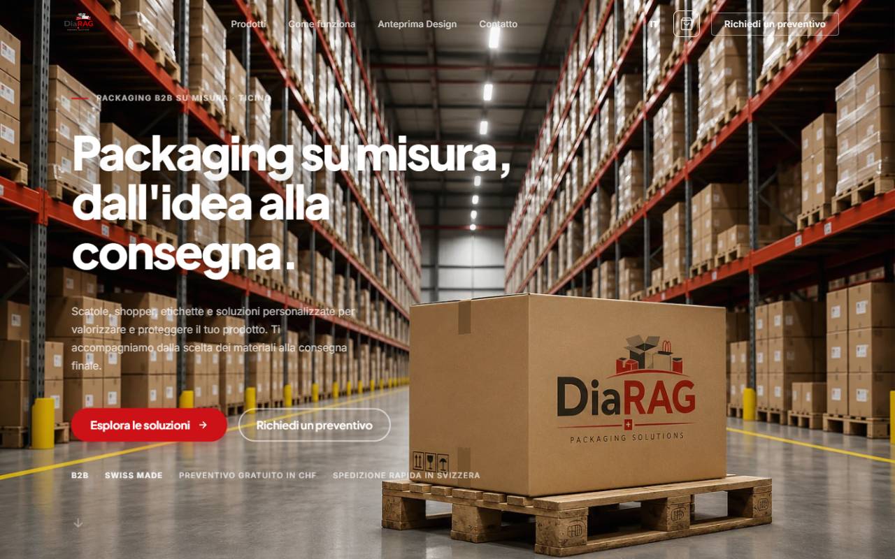 Anteprima del sito: DiàRAG SA