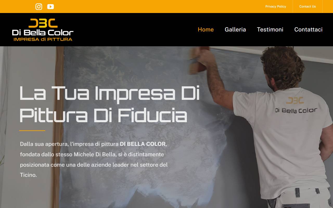 Anteprima del sito: Di Bella Color