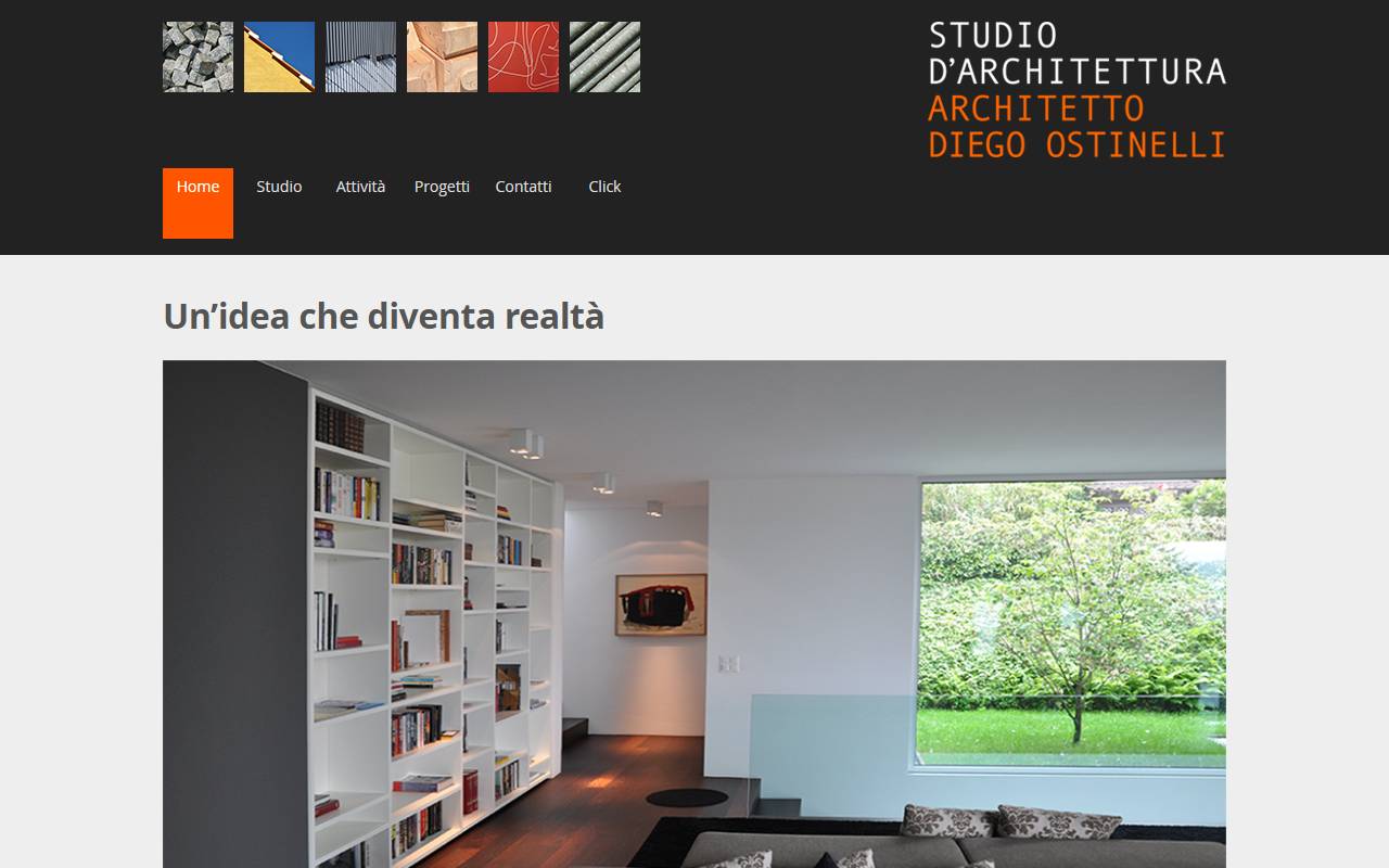 Anteprima del sito: Diego Ostinelli