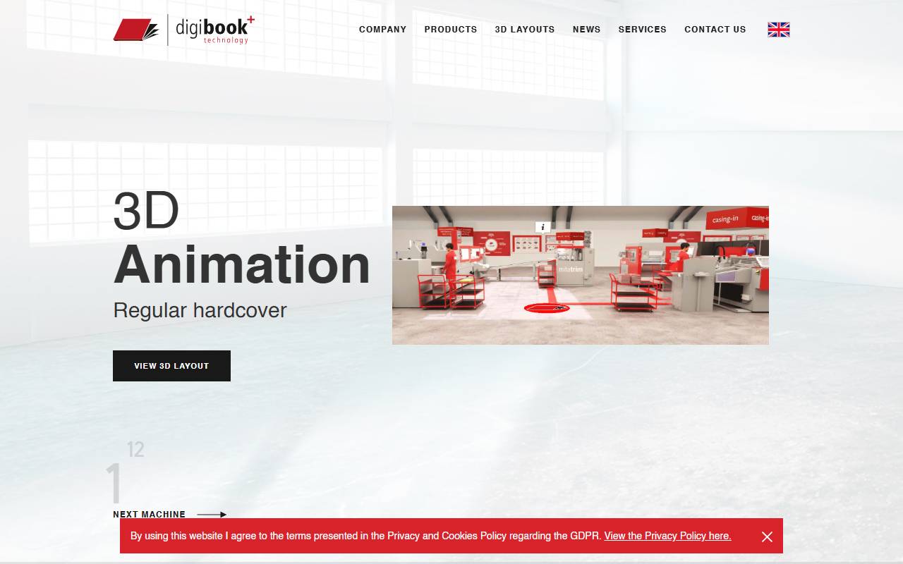 Anteprima del sito: Digibook Technology Sagl